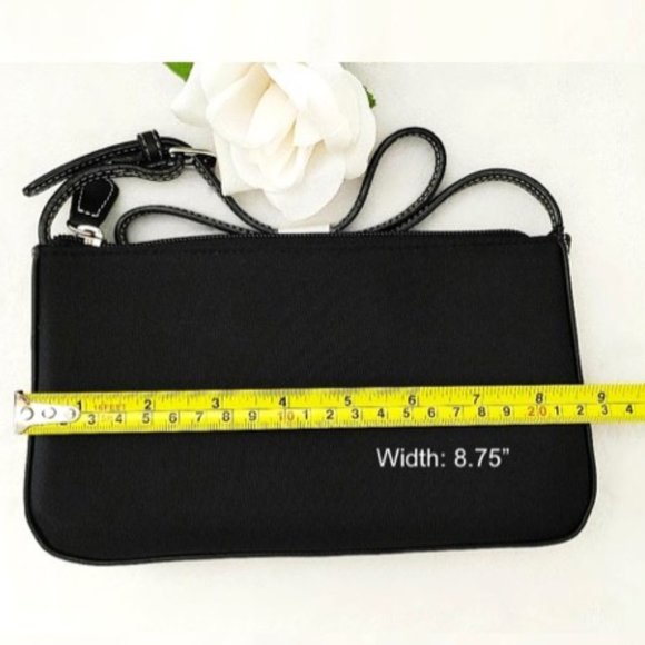 VILLAGER by Liz Claiborne Black Shoulder Bag Mini small Purse Cute little bag - Picture 7 of 10